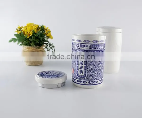 Gifts and Crafts Storage Containers Mason Jars Porcelain Canister Set photo-5