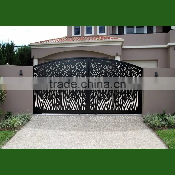Courtyard Laser Cut Aluminum Garden Yard Gates Fence Gate photo-5