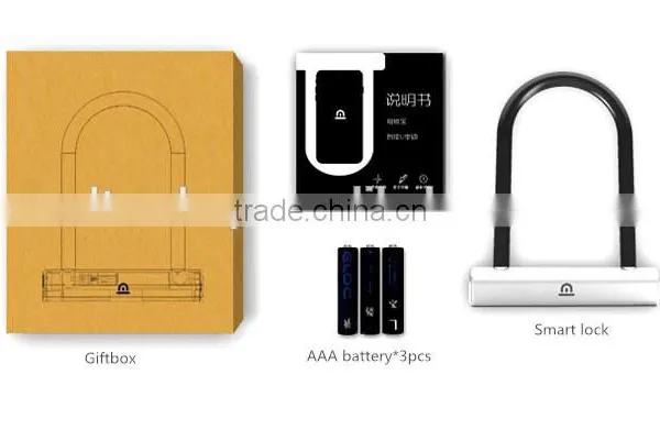 New Multifunctional Ultrasonic U Lock Smart Mobile Control Anti-theft Lock For Electric Verhicles/Motorcycles/Scooters/Bicycles photo-6