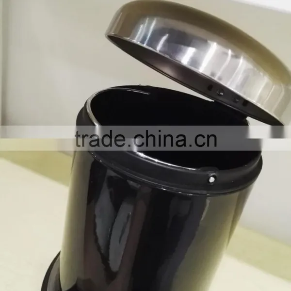 Powder Coated Dustbin 12L Stainless Steel Foot Pedal Trash Can Kitchen Waste Bin photo-6