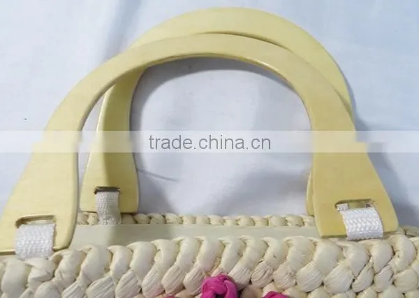 Natural Material Hand Weaving Girl Straw Bag for Sale photo-6