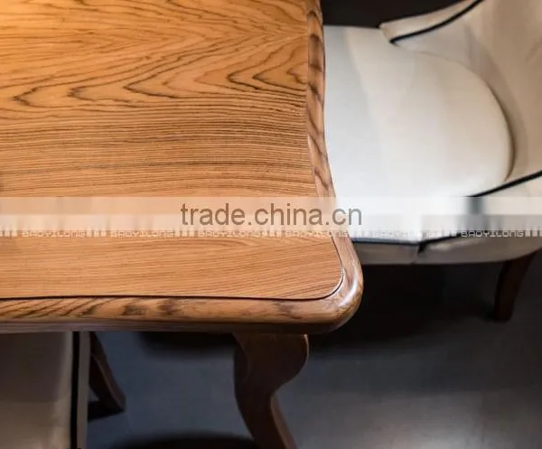 Kitchen Quality Wood Dining Set Table With 6 Chairs L A-33 photo-5