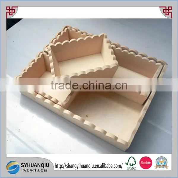 Kitchen Decor Painting Small Wooden Vegetable Tray photo-2