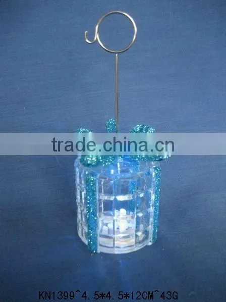 New Style Acrylic Plastic LED Glitter Light Colourful Gift Box Decor photo-2