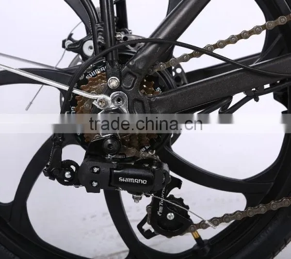 20 INCH Cheap Mini Foldable Electric Bicycle F&R V Brake Folding Ebike photo-5