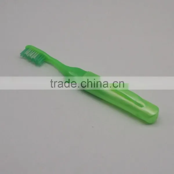 Yangzhou Oral Health Products Dental Folding Hot Selling Travel Toothbrush photo-3