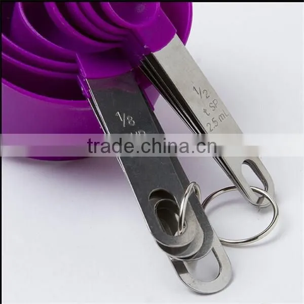 Best Purple Mini 1/2 Cup Plastic Measuring Scoop for Flour Cosmetic Coffee Bean, OEM Plastic Measuring Scoop/spoon Manufacturer photo-2