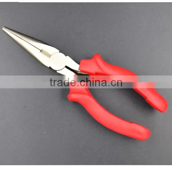 2016 Animal Handle Function Long Nose Plier,Mini Plate Diagonal Cutting Pliers ,Carbon Steel Plier Black