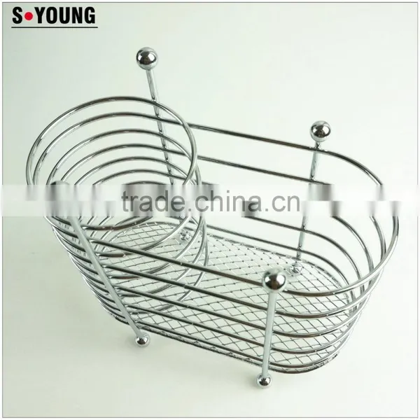 43017 Chrome Finish Utensil Holder Caddy Rack photo-4
