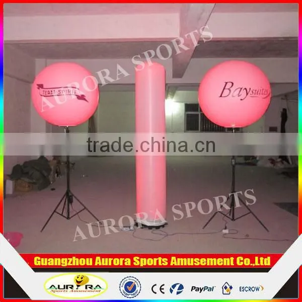 Customized Logo Inflatable Tripod Stand Lighting Balloon for Party photo-5