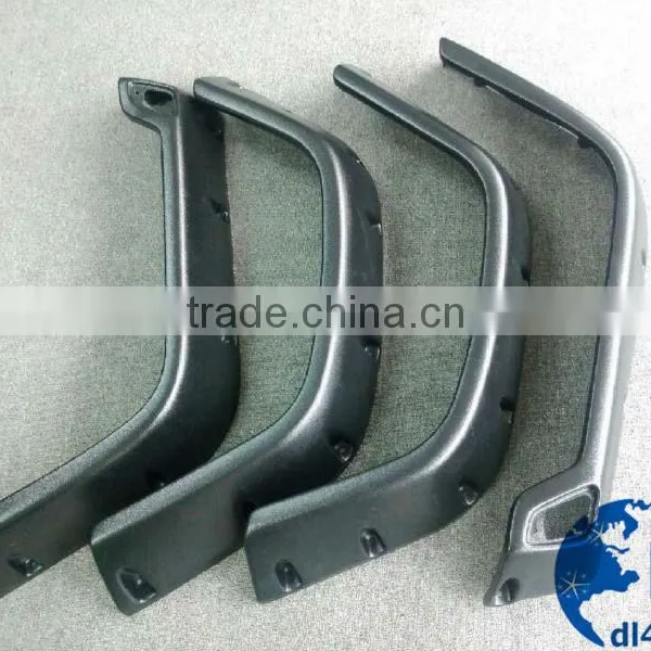 4X4 Auto Body Parts for Jeep Wrangler Fender Flare Flat Style Fender Flares for Jeep Wrangler tj