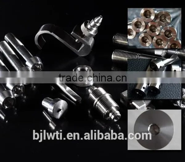 High Quality Polished DIN933 Titanium Hexagon Head Bolts