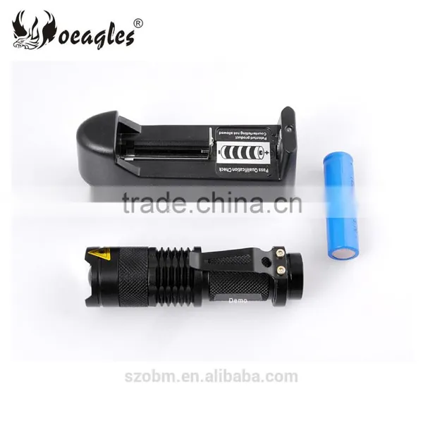 Custom Logo 395nm UV Led Flashlight Kit Mini Aluminum Alloy UV LED Flashlight Torch Set photo-3