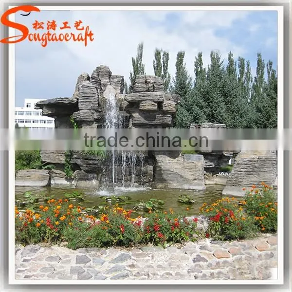 2015 China Factory Direct Make Artificial Water Fountains Artificial Landscaping Garden Stone photo-5