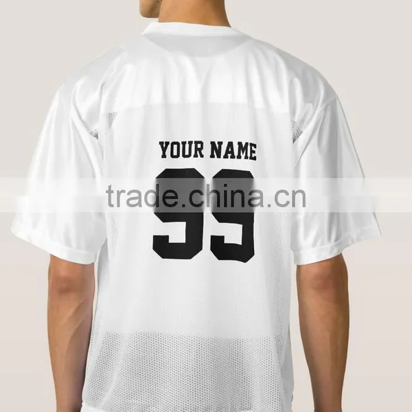 2017 Football Jersey New Model, 100% Polyester Rib-knit V Neck Double Sided Football Jersey With Custom Number photo-2