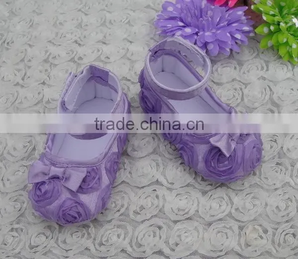 Wholesale Baby Rosette Shoes Cute Newborn Baby Shoes in Bulk Baby First Walker Shoes photo-3