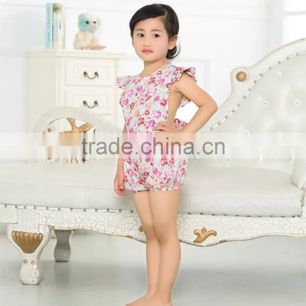 Vintage Baby Rompers Solid Polyester Cotton Boutique Rompers New Arrive photo-2
