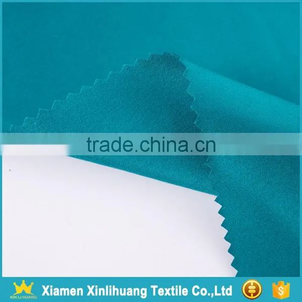 Best Sale 150D Brushed 100 Polyester Satin Peach Skin Fabric for Cloth photo-5