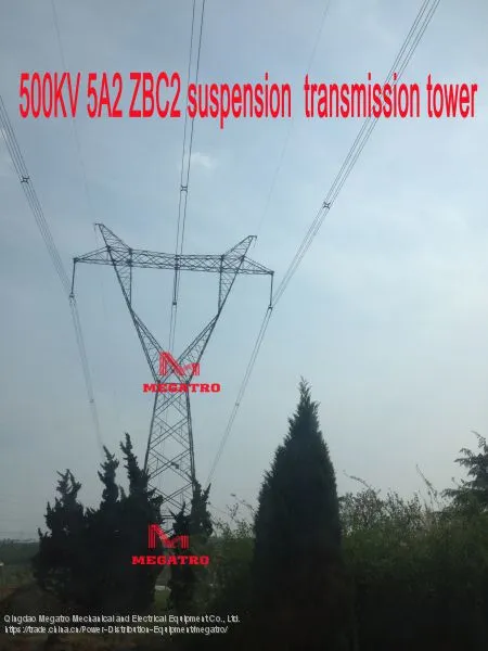 MEGATRO 500KV 5A2 ZBC2 Suspension Transmission Tower photo-2