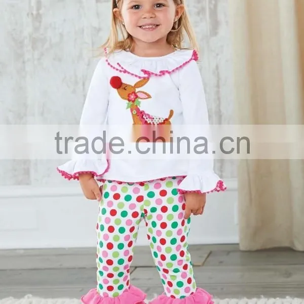 HOT Sale Children Ruffle Clothing Cute Animal Clothes Baby Clothes Kids Outfit photo-5