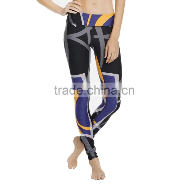 Popular Ladies Flexible Light Weight Tight Pant Fashion Fitness Yoga Wear Custom Made photo-2