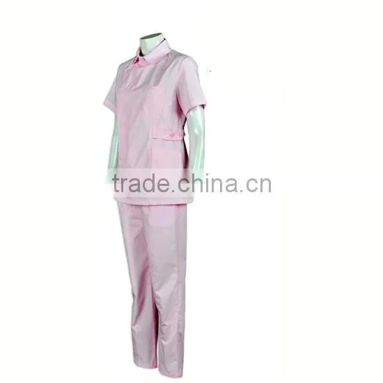 Good Quality New Design 100% Cotton Wholesale Fashion White Uniform Nursing photo-2