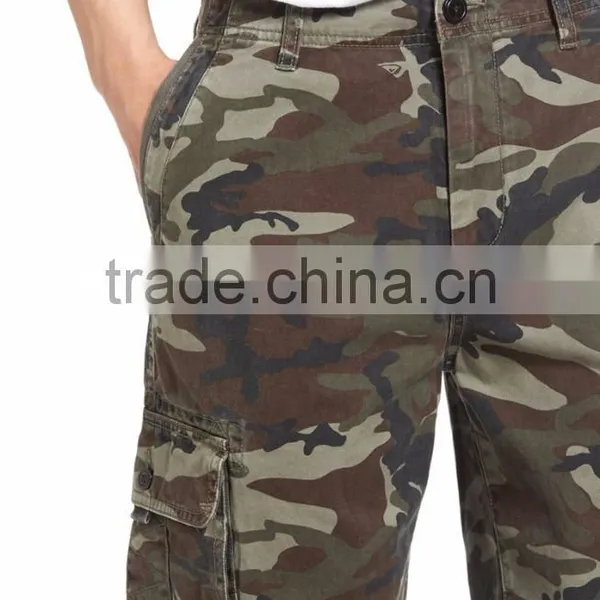 Hot Sale High Waisted Camo Cargo Breathable Top Quality Best Mens Shorts photo-2