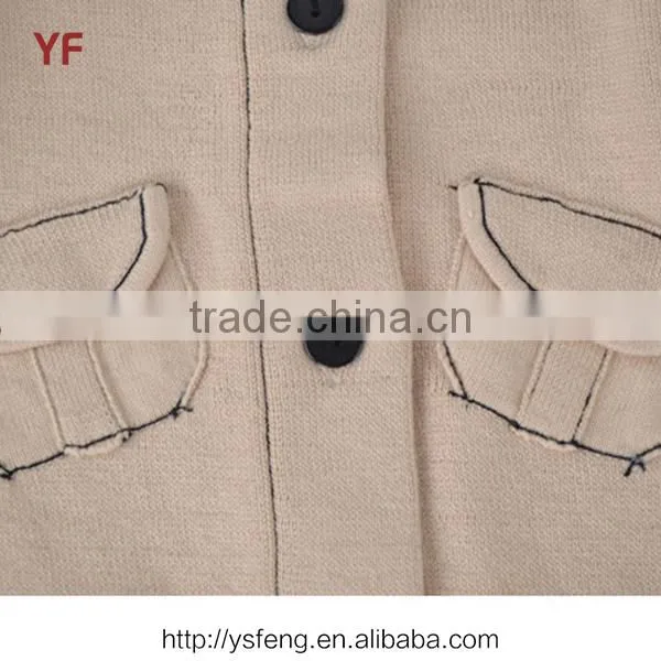 New Arrival Single Breasted Boys Clothing Kintted Cardigan Sweater photo-4