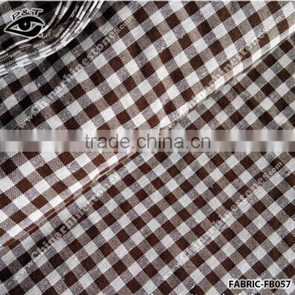 8x8mm Checker Design Cotton Fabric Gingham Check Pure Cotton Fabric Yarn Dyed Fabric photo-2