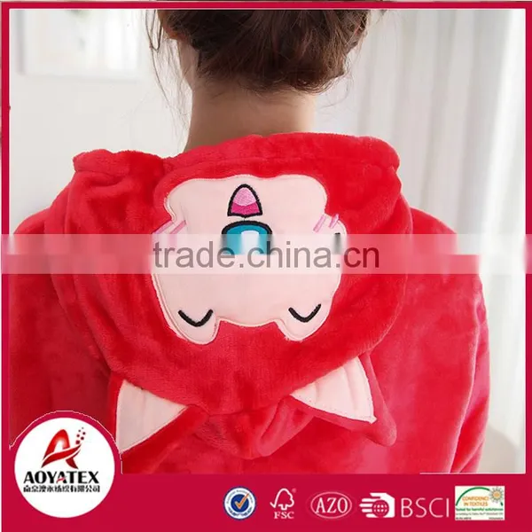 Autumn and Winter Bathrobe Adult Knitting Footed Pajama photo-6
