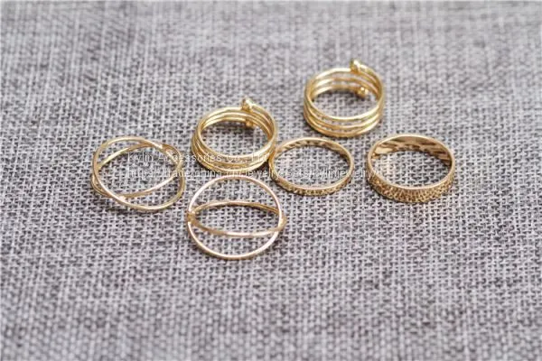 Fashion Jewelry Geometry Ring Sets photo-3