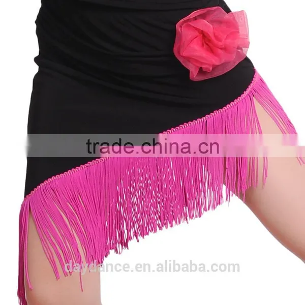 Girls Child Samba Tango Performance Skirt Suit Kids Sexy Camisole Tassel Latin Dance Dress photo-4