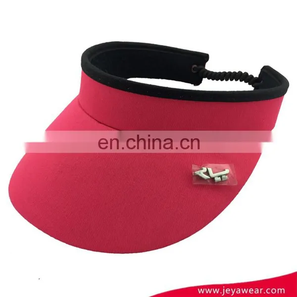 Hot Selling Summer Cap Wide Brim 100%cotton Twill Sun Visor Cap photo-2