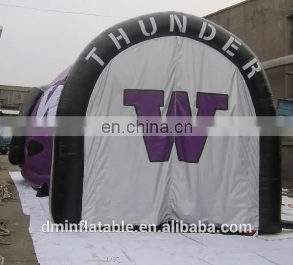 Hot Sale Promotion Oxford Purple Giant Inflatable Football Helmet Sports Tunnel photo-2
