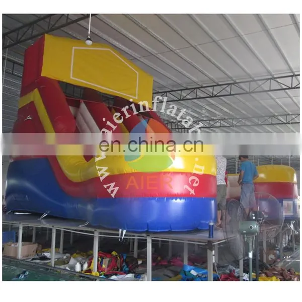 2017 Aier Inflatable Double Lane Slip Slide Giant Inflatable Slide Giant Inflatable Slide for Sale photo-2