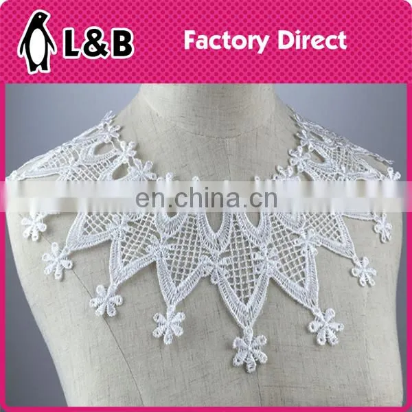 Fashion Polyester Chemical Lace Embroidery White Neck Lace Collar photo-6