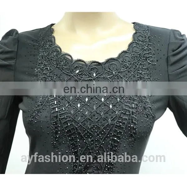 New Ladies New Design Fashion Top Shirt Long Sleeve Polyester T-Shirt photo-4