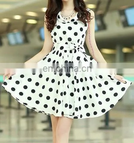 Summer Rockabilly Polka Dot Dress Pinup Polka Dot Wiggle Pencil Dress photo-5