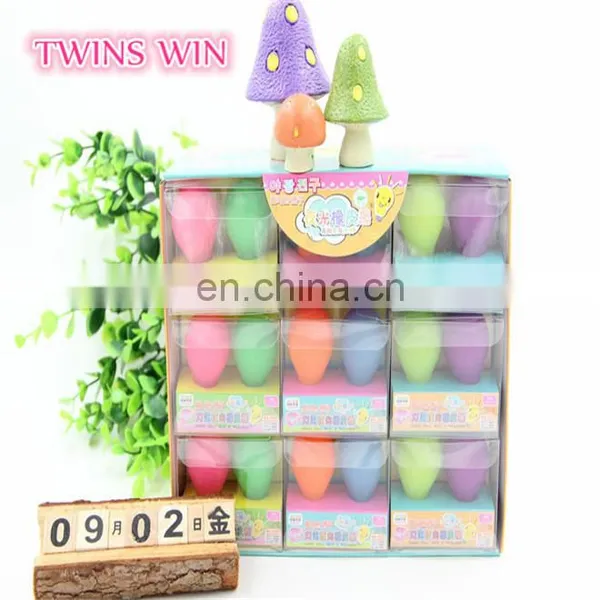European Top Sale School Office Stationery Items Custom Printed Novelty Mini Ball Shaped Rubber Glowing Erasers photo-2