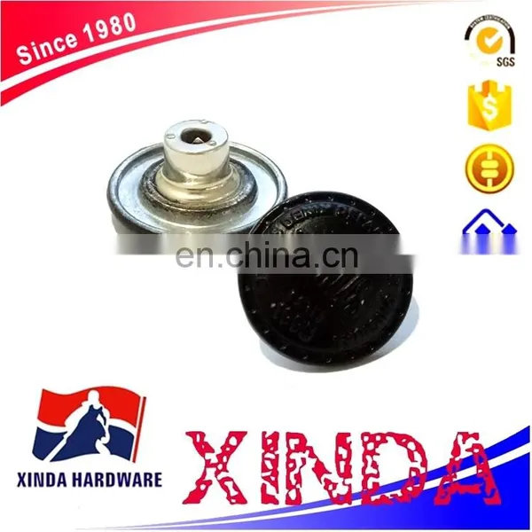 High Quality Plating Round Metal Jeans Button for Suspender Trousers photo-2