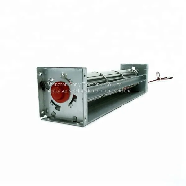 40*250mm 24V dc Ball Bearing High Speed 2000RPM Cross Flow Fan photo-4