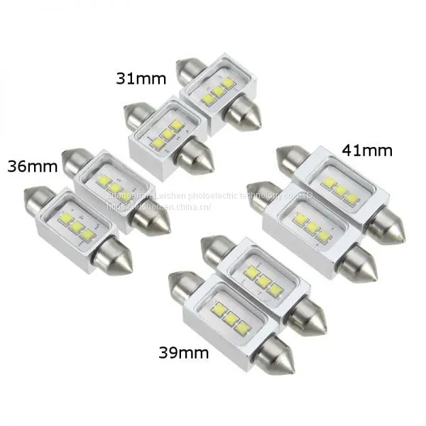 LED Car Lights Double-pointed Reading Lights LED Card Light Canbus Decoding 41 MM/C5W