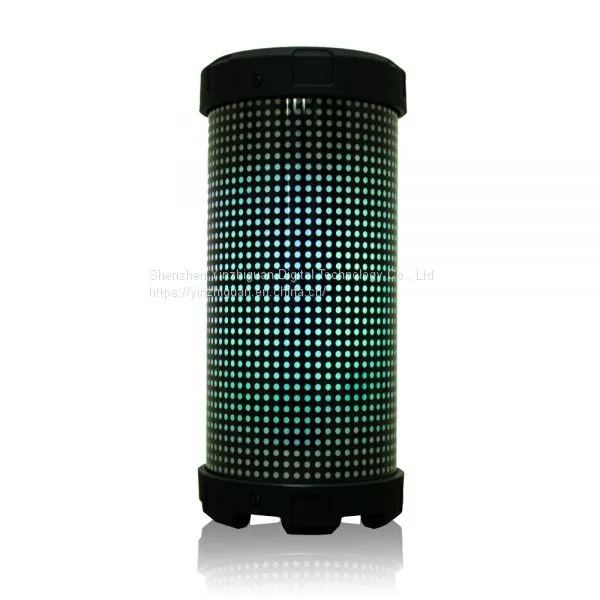 Bazooka Speaker Wireless Bluetooth Speaker Led Lights Pvc Panel Mini Music Box