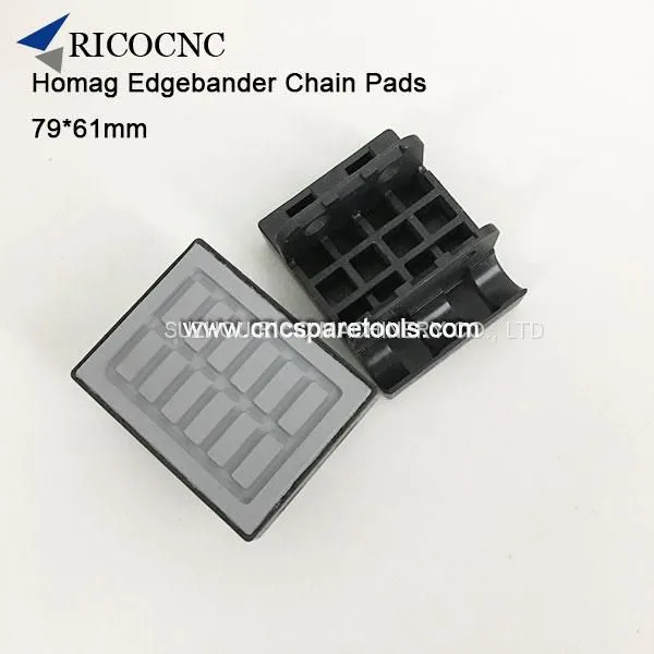 79x61mm Conveyor Chain Pads Track Pads for Homag Edgebanding Machines