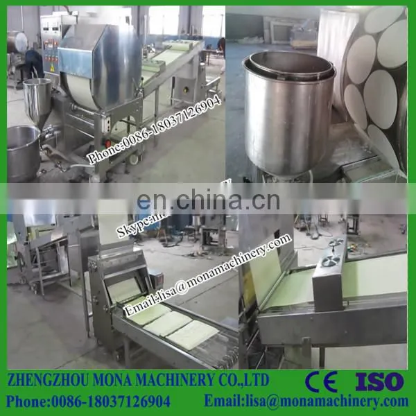 Quality Assured Spring Roll Pastry Sheet Making Machine photo-2
