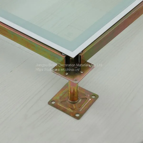 High-strength Tempered Glass Anti-static Raised Floor for Office, Glass, Plank and Bedroom 600 photo-4
