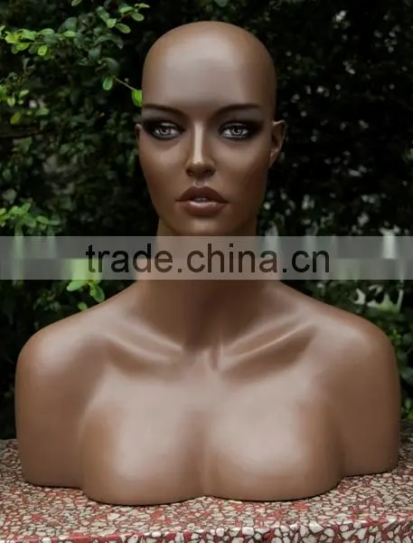 Head Mannequin Type and Fiberglass Material Cheap Mannequin H1049 photo-6