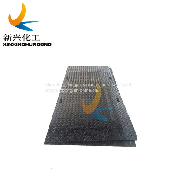 HDPE 4'x8'ft UV Resisitant Plastic Ground Sheets HDPE Construction Fire Retardant Road Mats Antislip Ground Mats photo-2