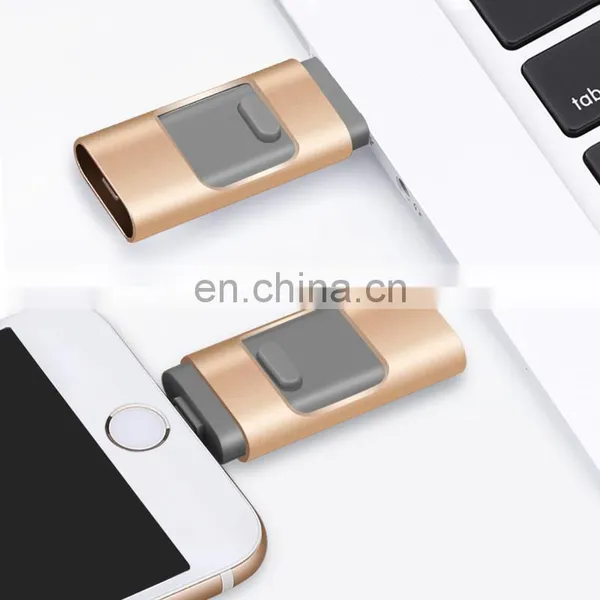 Hot Selling 3 in 1 USB Iflash Drive for Iphone Ipad Android 8G USB Flash Drive OTG With Best Price photo-2