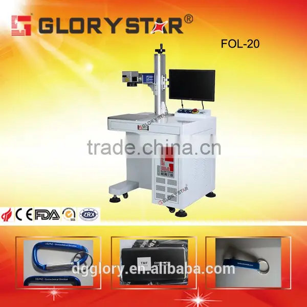 Dongguan Manufacturer Wholesale Desk Type Free Maintance 10w 20w 30w Fiber Metal Laser Marking Machine With CE SGS photo-5